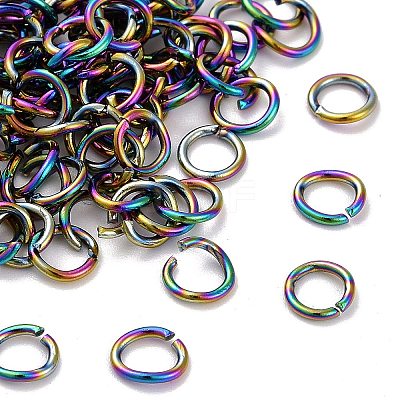 Ion Plating(IP) 304 Stainless Steel Open Jump Rings STAS-CJC0001-26C-1