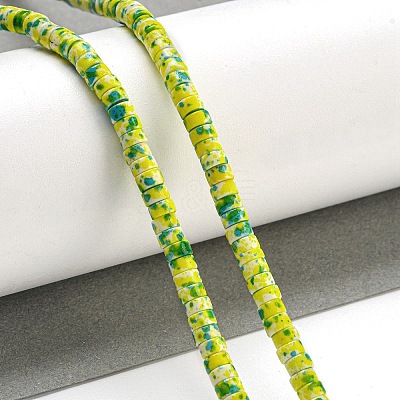 Baking Paint Synthetic Turquoise Beads Strands G-H060-02A-01-1