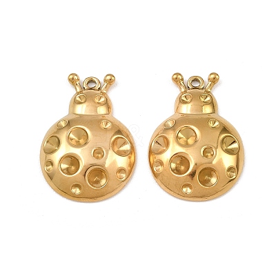 304 Stainless Steel Pendant Rhinestone Settings STAS-I363-11G-1