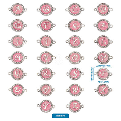 Alloy Enamel Links Connectors ENAM-TA0002-15A-1