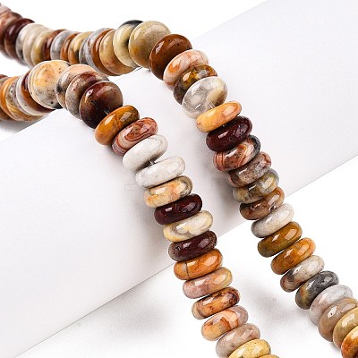 Natural Crazy Agate Beads Strands G-T138-64-1