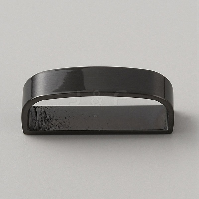 Zinc Alloy Loop Keepers PALLOY-WH0105-36B-1