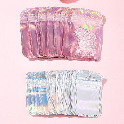40Pcs 2 Colors PP Resealable Bags OPP-FS0001-09-1