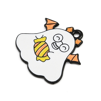 Halloween Alloy Enamel Pendants ENAM-P259-01J-EB-1