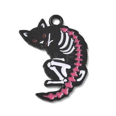 Halloween Alloy Enamel Pendants AL-CBA492B-02A-EB-1