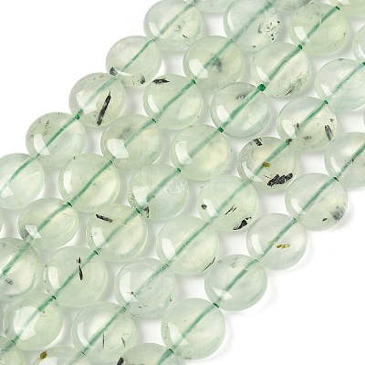 Natural Prehnite Beads Strands G-F790-H03-03-1