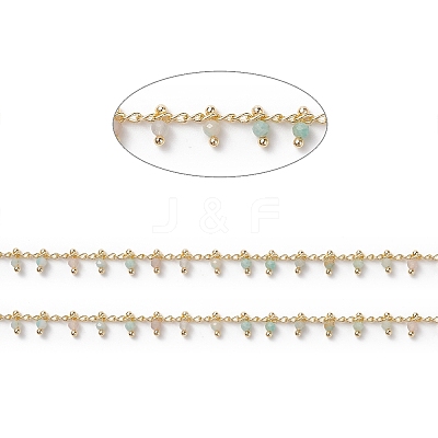 Natural Amazonite Handmade Beaded Chains CHC-P003-11H-1