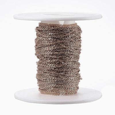 Ion Plating(IP) 304 Stainless Steel Cable Chains CHS-H007-01RG-1