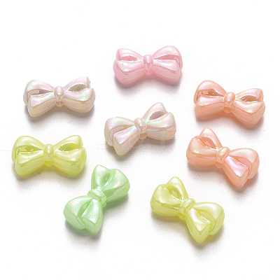 Opaque Acrylic Beads SACR-R250-01-1