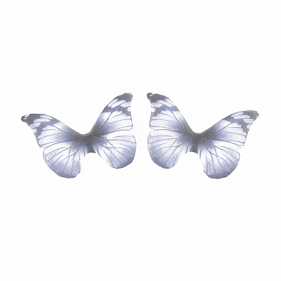 Polyester Fabric Wings Crafts Decoration X-FIND-S322-010C-08-1