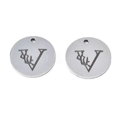 Non-Tarnish 304 Stainless Steel Charms STAS-T059-26P-V-1