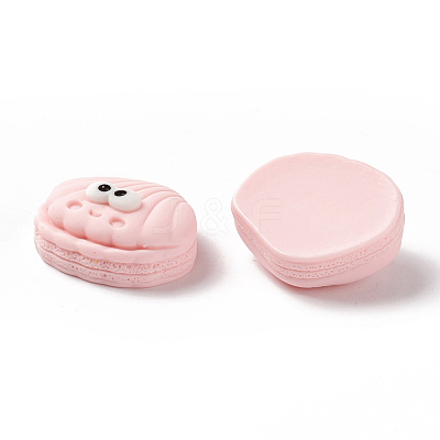 Opaque Resin Cabochons RESI-G036-F07-1