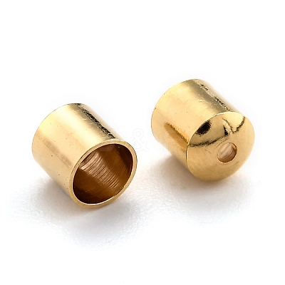 Brass Cord Ends KK-H759-36B-G-1