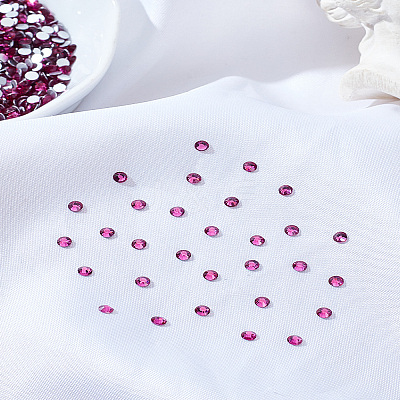 Glass Flat Back Rhinestone RGLA-LP0001-02A-1