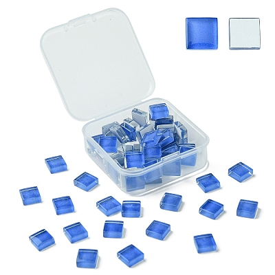 60Pcs Transparent Glass Cabochons GLAA-YW0003-65-33-1