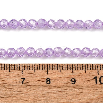 Cubic Zirconia Beads Strands G-G792-47-10C-1