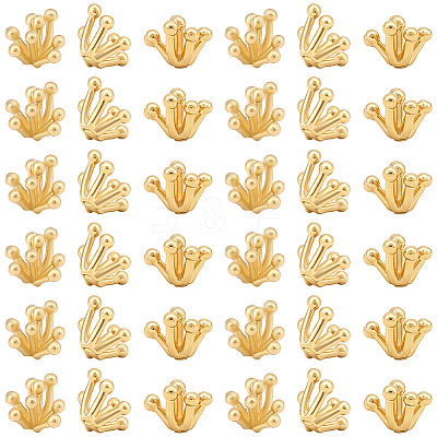 40Pcs Brass Cabochons KK-BBC0026-05-1