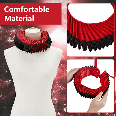 Detachable Polyester Children's Ruffle Collars DIY-WH0671-362A-1