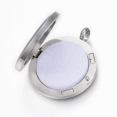 316 Surgical Stainless Steel Diffuser Locket Pendants STAS-H404-12-1