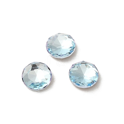 Glass Rhinestone Cabochons RGLA-P037-10A-D202-1