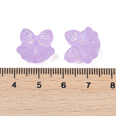 Frosted Transparent Acrylic Beads X1-OACR-P029-18B-04-1