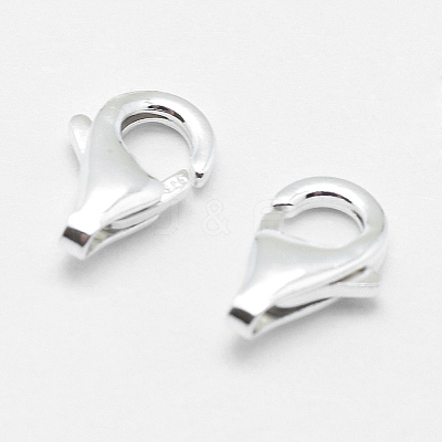 925 Sterling Silver Lobster Claw Clasps STER-G019-04-8mm-1