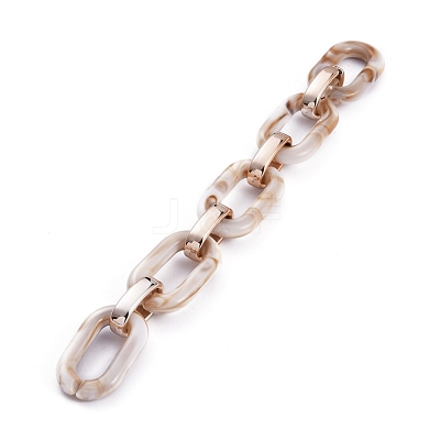 Handmade Acrylic Cable Chains AJEW-JB00634-03-1
