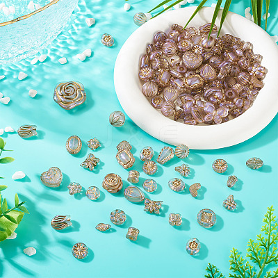 100G Transparent Acrylic Beads OACR-BT0001-05B-1