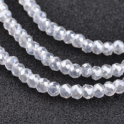 Electroplate Glass Beads Strands EGLA-P018-2mm-AB01-1