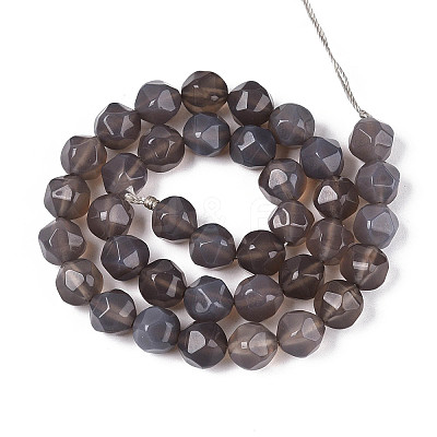 Natural Agate Beads Strands G-T121-08G-1
