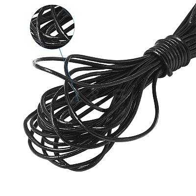 Cowhide Leather Cord WL-TAC0002-01B-1mm-1