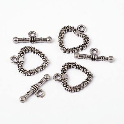 Tibetan Style Alloy Toggle Clasps X-LF0714Y-1
