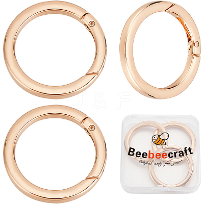 3Pcs Alloy Spring Gate Rings FIND-BBC0002-23KCG-02-1