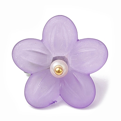 Transparent Acrylic Pendants PALLOY-JF02490-1