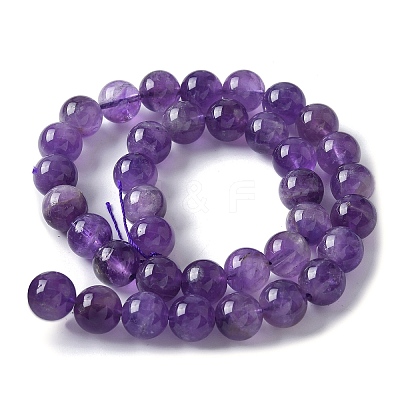 Natural Amethyst Beads Strands G-S031-1-1