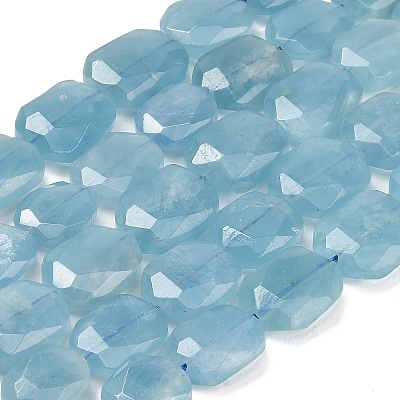 Natural Aquamarine Graduated  Beads Strands G-B178-H01-01-1