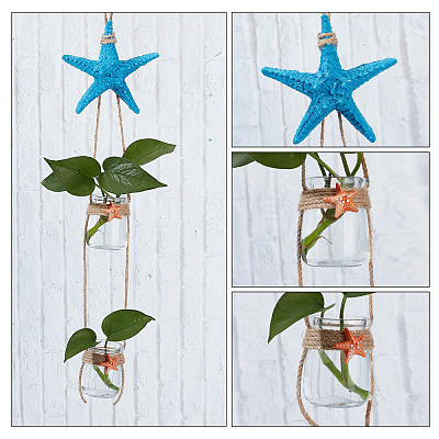 2Pcs 2 Style  Wall Hanging Decorate HJEW-PH0001-12-1