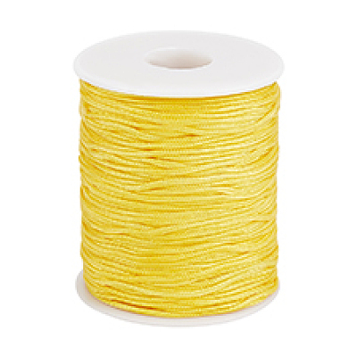 1 Roll 100 Yards Round Nylon Braided Thread NWIR-PH0002-22D-1