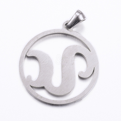Non-Tarnish 304 Stainless Steel Pendants STAS-K162-074P-1