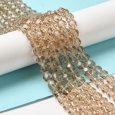 Transparent Glass Beads EGLA-A035-T8mm-D22-1