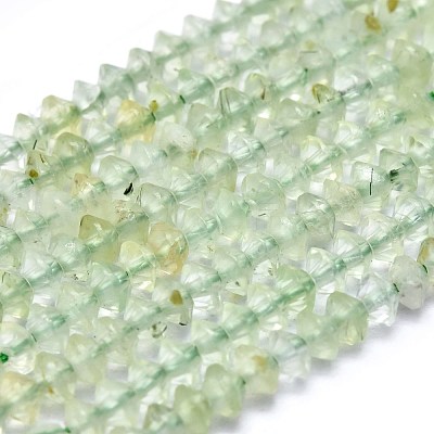 Natural Prehnite Beads Strands G-F686-10A-02-1