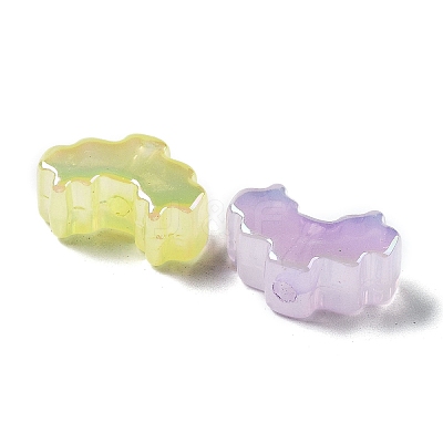 UV Plating Acrylic Beads X-MACR-K357-06-1