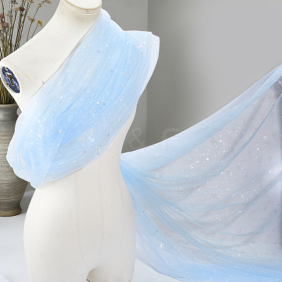 Star Pattern Nylon Fabric DIY-PH0038-37C-1