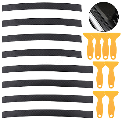 8 Sets 2 Style PVC Universal Car Door Edge Guard Door Sill Protector DIY-AR0004-42B-1