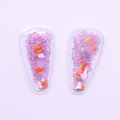 Plastic with Resin and Polymer Clay Accessories RESI-CJC0007-32E-1