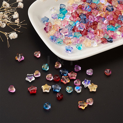 Electroplate Glass Beads EGLA-CD0001-01-1