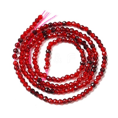 Transparent Glass Beads Strands X-GLAA-H027-01C-1