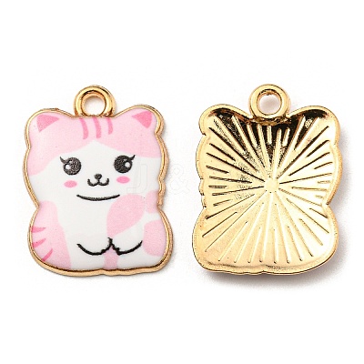 Printed Alloy Pendants ENAM-L042-07G-03-1