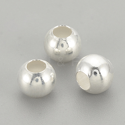 925 Sterling Silver Beads STER-S002-12-3mm-1