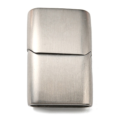 Tarnish Resistant Matte 304 Stainless Steel Magnetic Clasps STAS-K007-34-1
